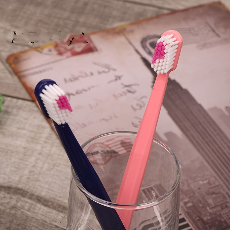 Adult Soft Bristle Toothbrushes Pack of 2 4 or 6 Compact Head Travel Friendly