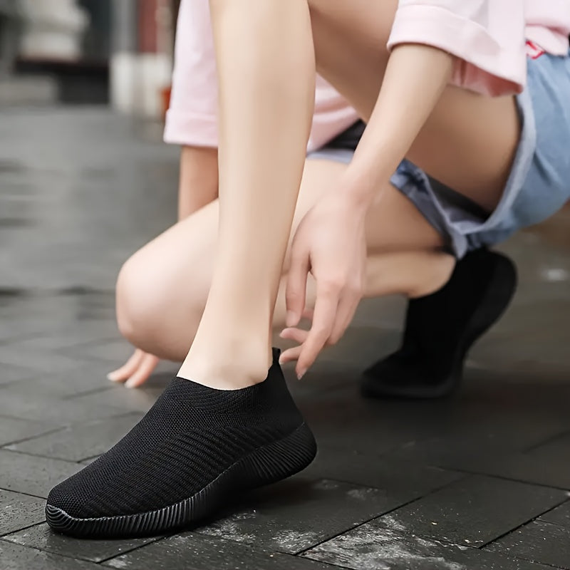 Women's Breathable Casual Sports Shoes Lightweight Running Sneakers for Fitness and Outdoors