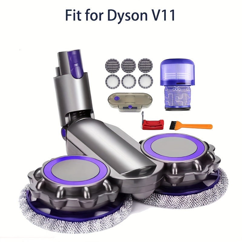 Dyson V11 vakuum tozalagichi uchun elektr mopu boshli qo'shimcha, suv tanki bilan - 1 dona
