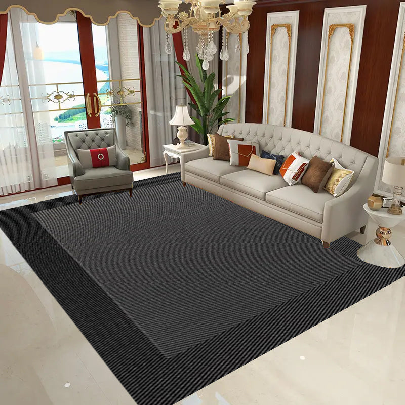 Non-Slip Polyester Doormat Waterproof 1.1cm Thick for Kitchen Entryway