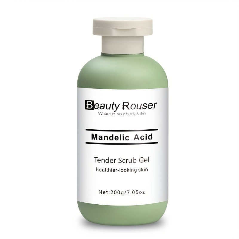 Mandelik kislota tozalovchi geli aloe va atirgul ekstrakti bilan - yumshoq, namlantiruvchi yuz va tanani skrab, chuqur po'lat tozalash, terini to'sib qo'yadi, alkogolsiz, barcha teri turlari uchun mos.