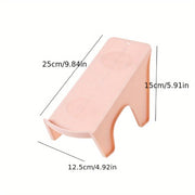 Estantería de plástico para zapatos, de dos niveles, organizador de armario, almacenamiento de calzado