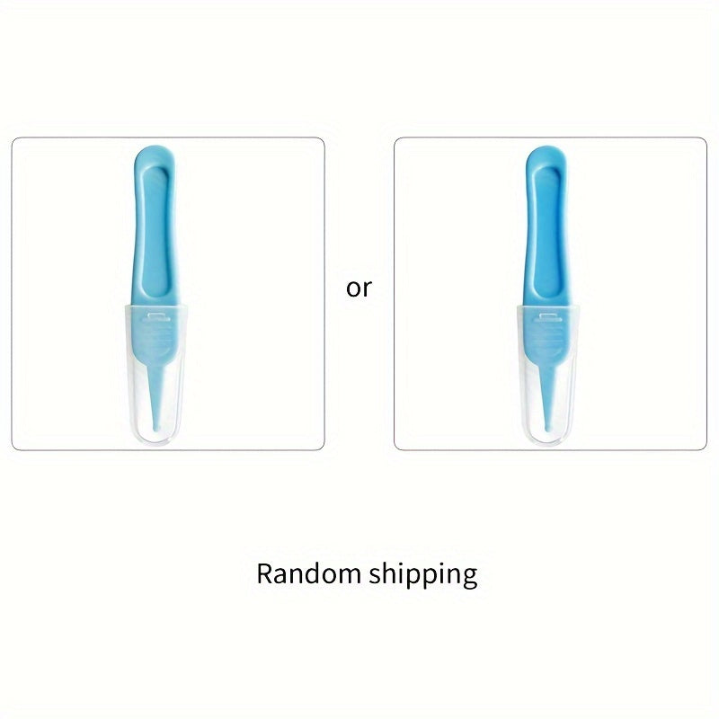 Baby Nose Clip with Rounded Tweezers for Gentle Nasal Cleaning