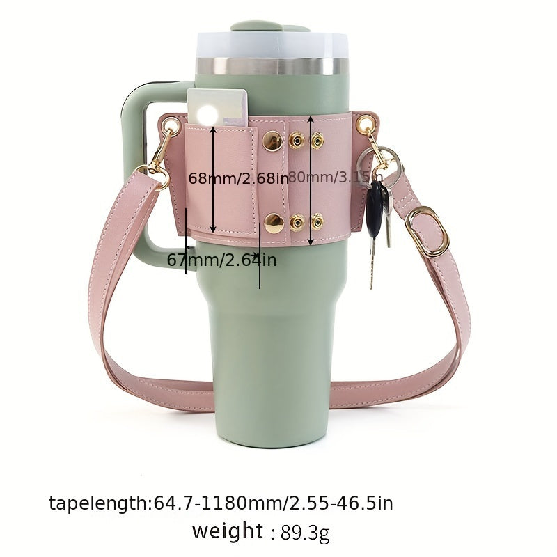 Insulated Stainless Steel Tumbler Sleeve with Lid Hot Cold Drink Cooler for Home Office