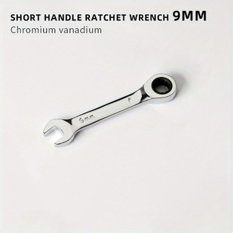 Reversible Combination Wrench 6mm-19mm Ratchet Socket Spanner Tool