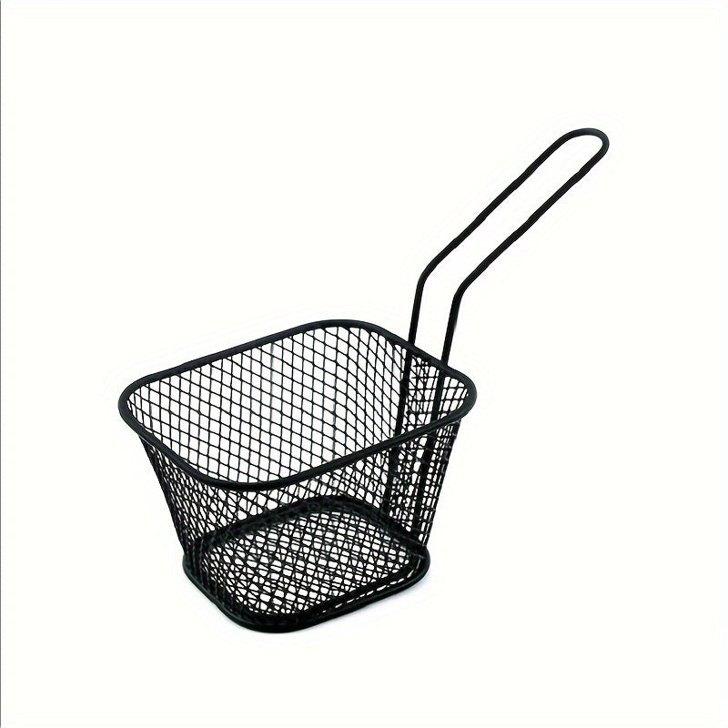 Stainless Steel Kitchen Basket for Frying and Serving Food