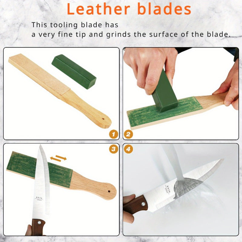 9-ta professional pichoq silliqlash to'plami, sirpanmaydigan asos, tekis toshlar, burchak qo'llanmasi, charm bilan silliqlash