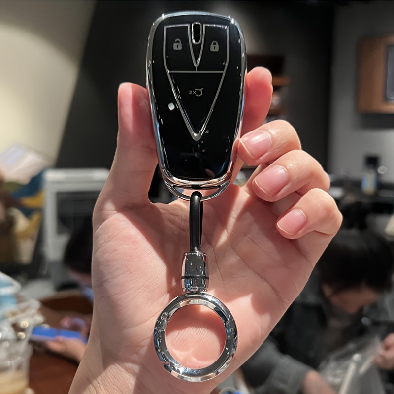 Чехол-накладка для автомобильного ключа из TPU для внедорожников, 3/4/5 кнопок, автомобильные аксессуары