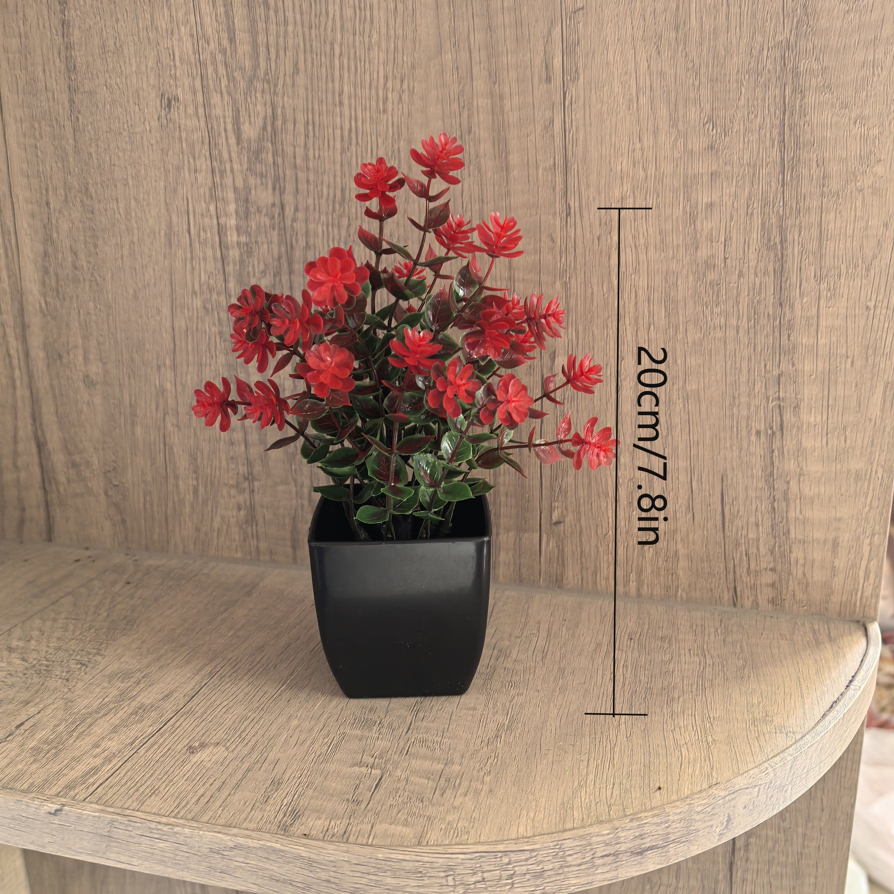 Artificial Plants Mini Eucalyptus and Grass Potted Decor for Home Office