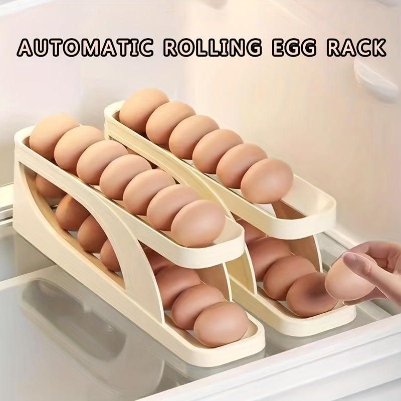 Муҳофаза қўйиш учун икки қаватли тухум ташкилотчиси билан музлатгич сақлаш қутилари тўплами, ҳажмни тежайдиган ошхона полк корзинаси