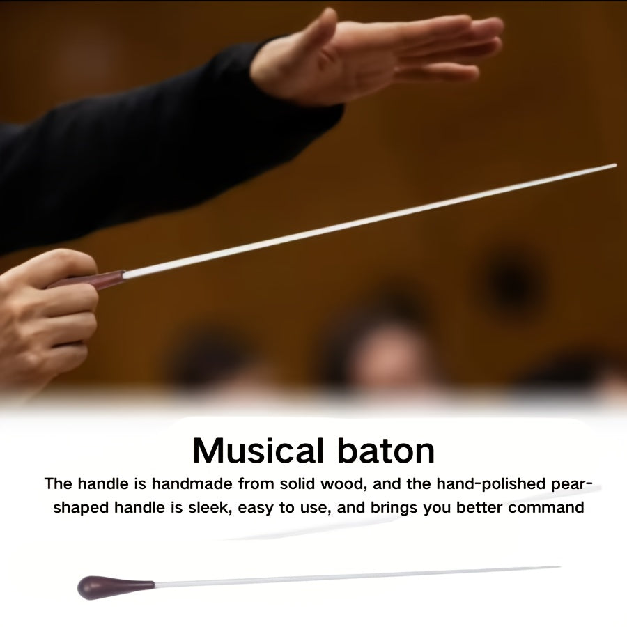 Black Mahogany Conducting Baton for Orchestras and Bands