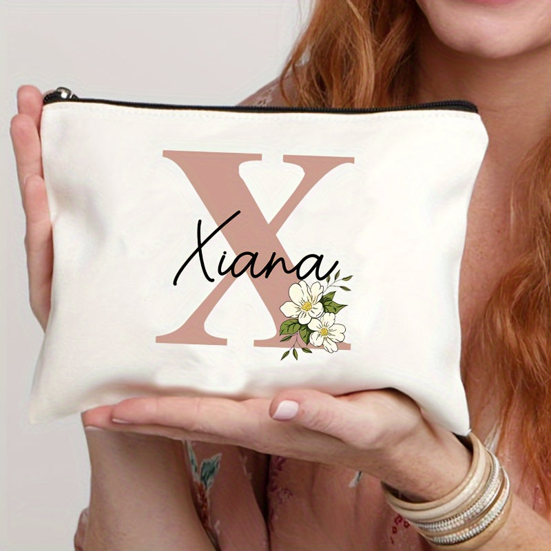 Personalized Makeup Bag Travel Toiletry Organizer Cosmetic Pouch for Women