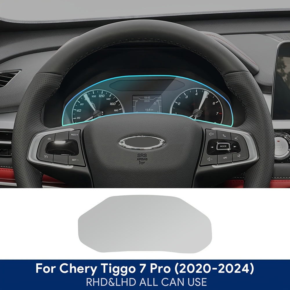 For Men TPU Interior Film for Chery Tiggo 7 Pro Center Console Rear Screen Scratch-Resistant Waterproof
