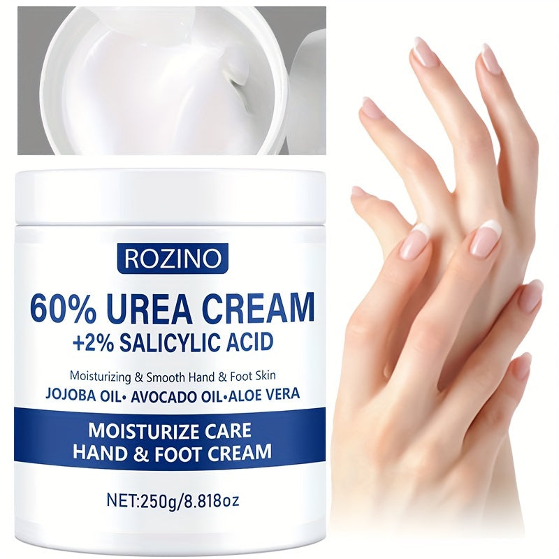 Urea Hand and Foot Cream 250g Moisturizing Salicylic Acid Jojoba Avocado