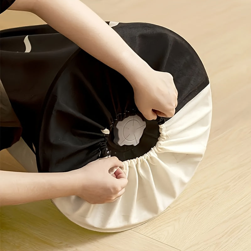 Round Electric Fan Cover Waterproof Dustproof Protector for Floor Fans