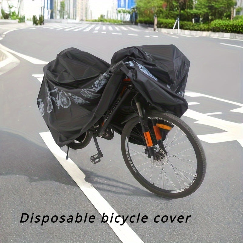 Waterproof Gray and Black Bike and Motorcycle Covers Set of 1 or 2