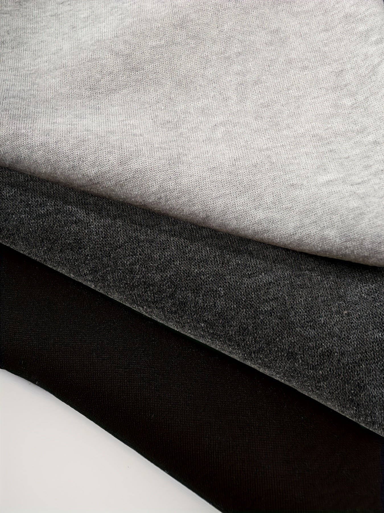 Conjunto de pantalones de descanso para mujer con estampado de letras, cintura elástica suave, poliéster de punto