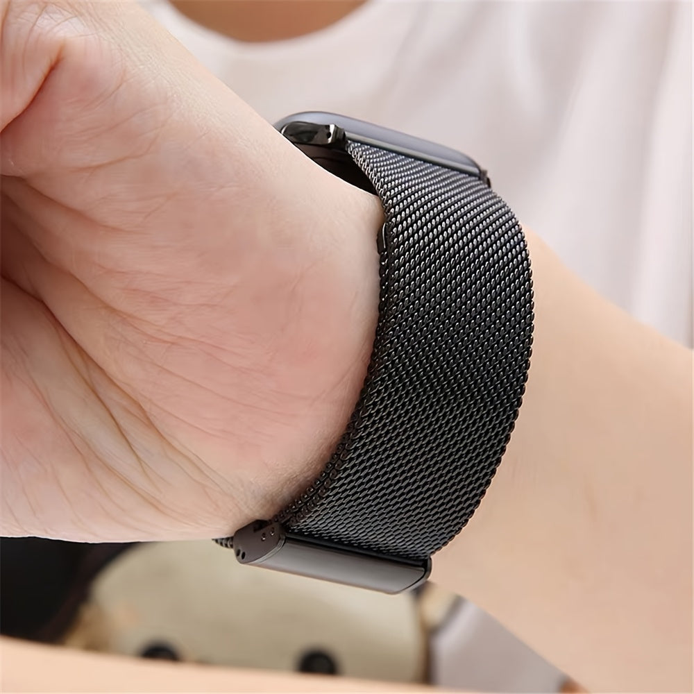 Stainless Steel Mesh Milanese Loop Watch Band for Apple Watch Series 1-10 Ultra 2 49mm