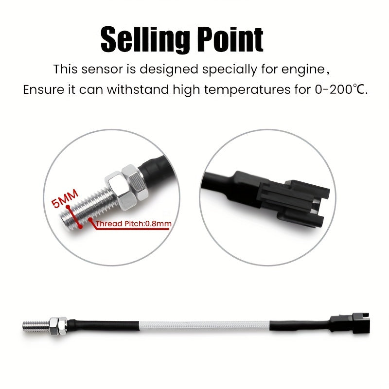 Water Temperature Sensor for Cylinder Head Automotive Temperature Sensor