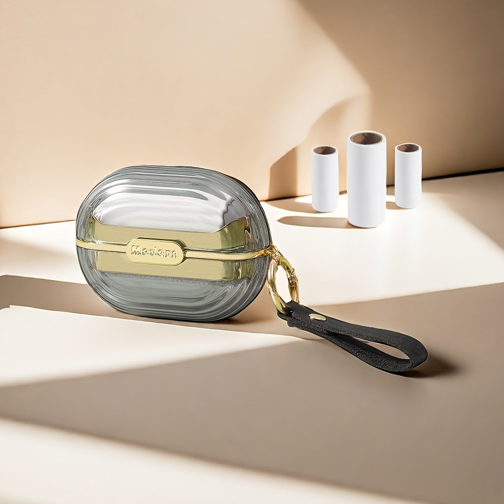 Portable Pet Hair Remover Brush for Clothes and Dust with Tear Sheet and Travel Size