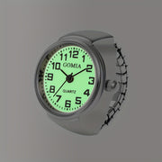 Illuminated Finger Watches for Students Stylish Ring Watches with LED Light