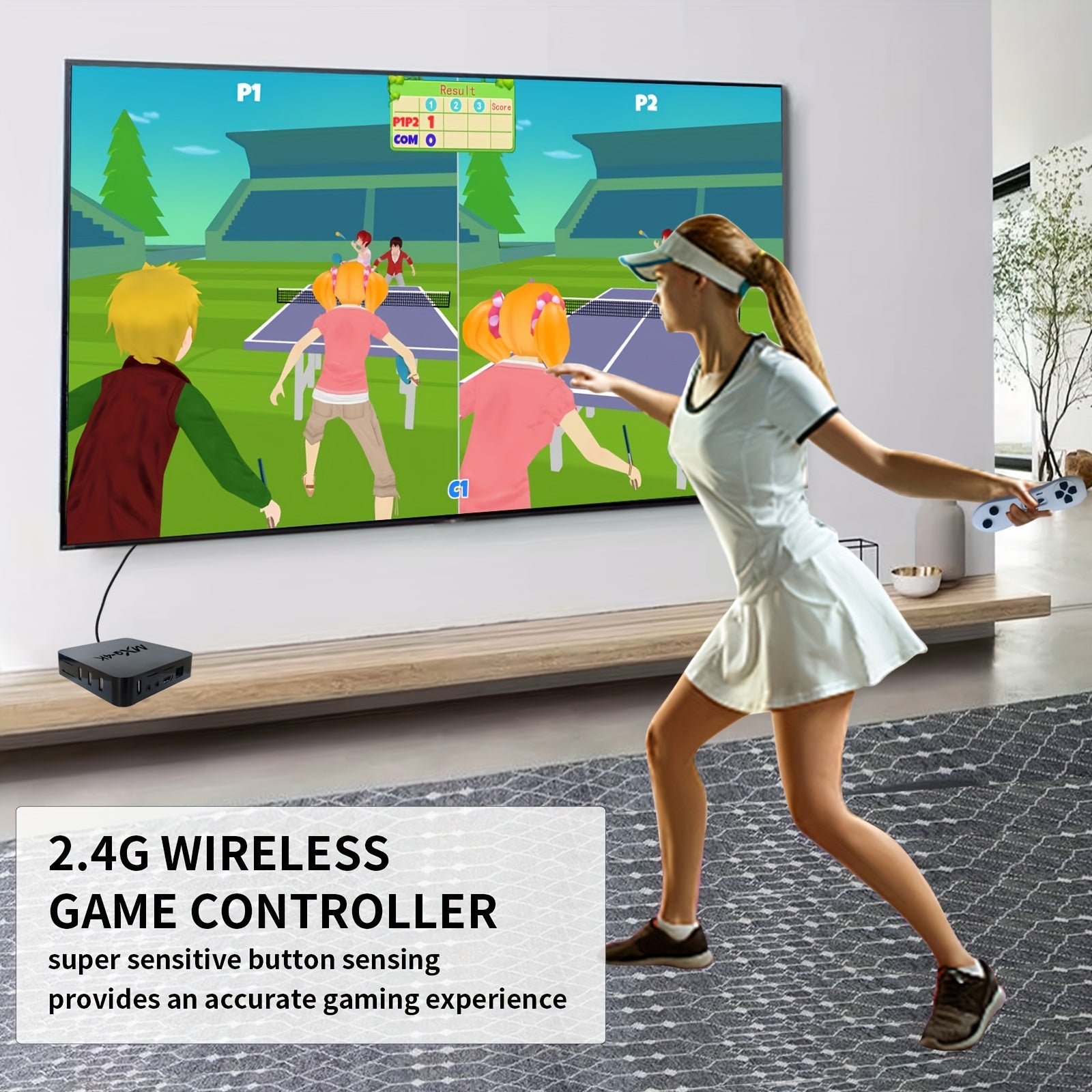 Dual-Player Dance Mat with HD Graphics USB Powered PVC for Ages 3-8