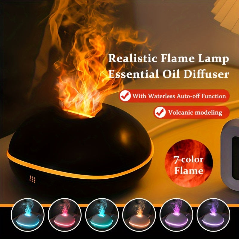 200ML Aromatherapy Diffuser with Essential Oils, 7 Color Lights, Auto Shut-Off