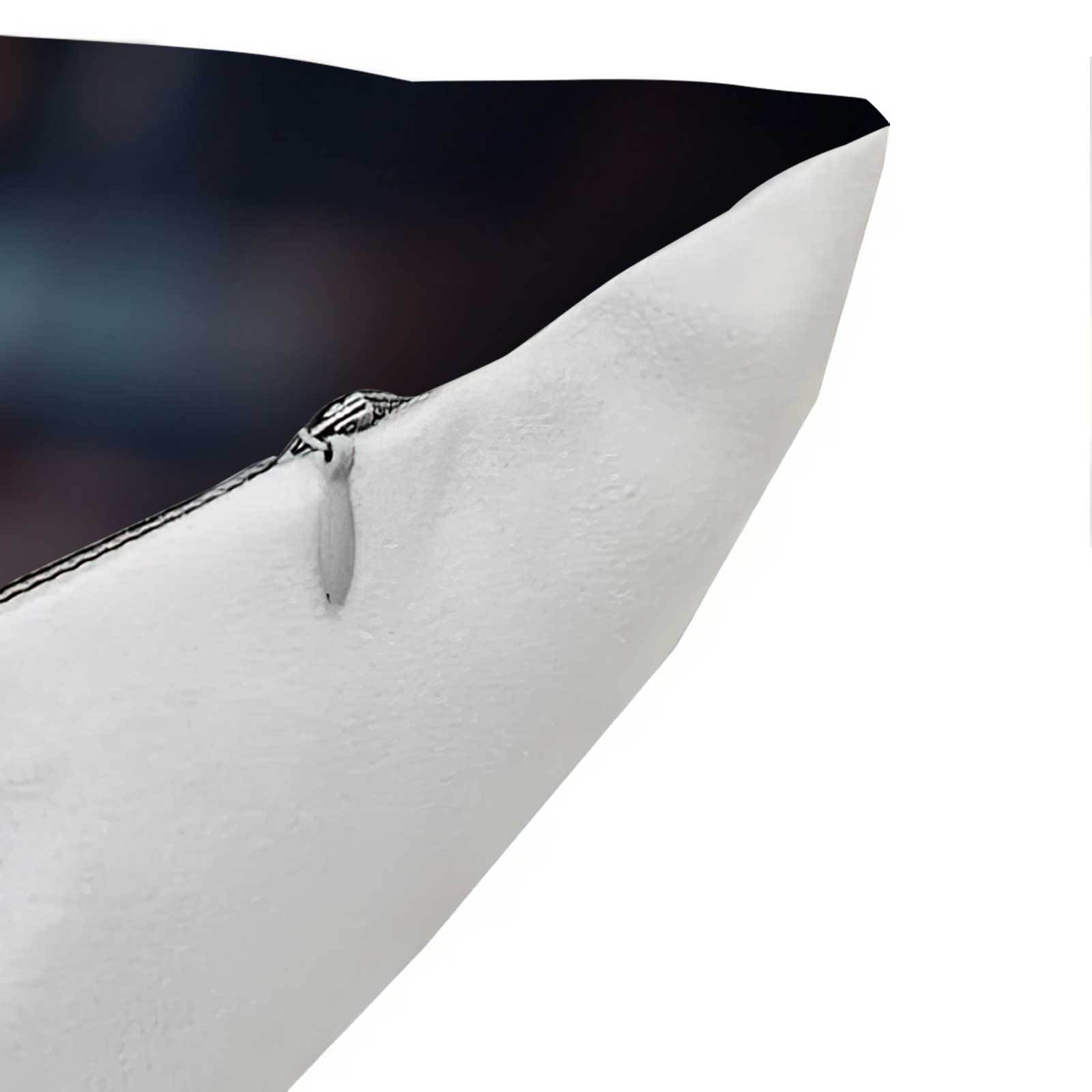 Set of 4 Modern Fantasy Clover Pillowcases Polyester Zipper Closure for Home Office Car Sofa