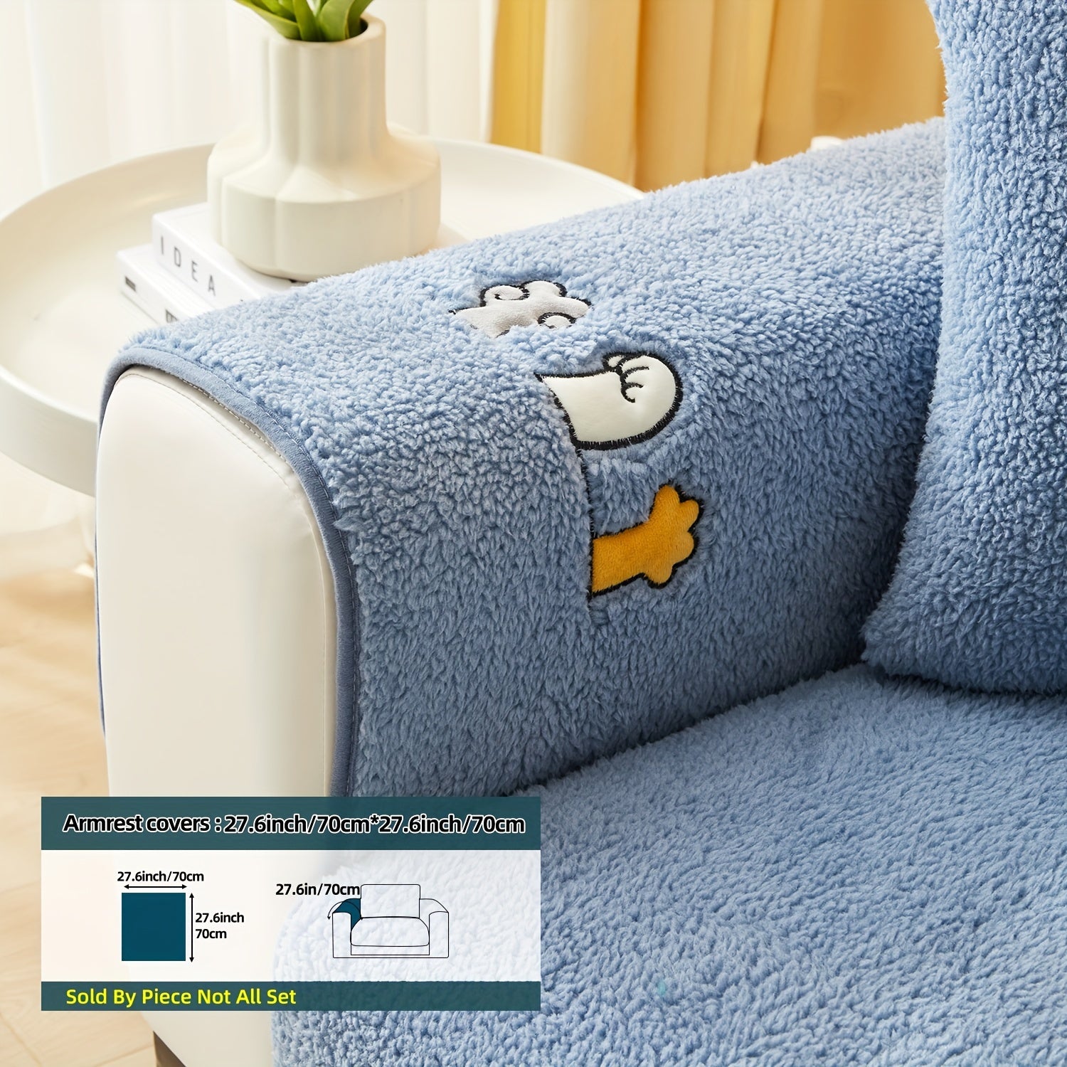 Плюшевый чехол на диван для собак, противоскользящий, защитный чехол для мебели