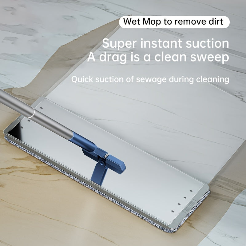 Nayzali po'latdan yasalgan qopqoq va chelak to'plami, 3 ta mop pad bilan, qo'l bilan ishlatilmaydigan plita mop, chelak bilan chang olish mop, ho'l va quruq tozalash, plitka, marmar, yog'och pol tozalash mop, to'liq tozalash materiallari va asboblari