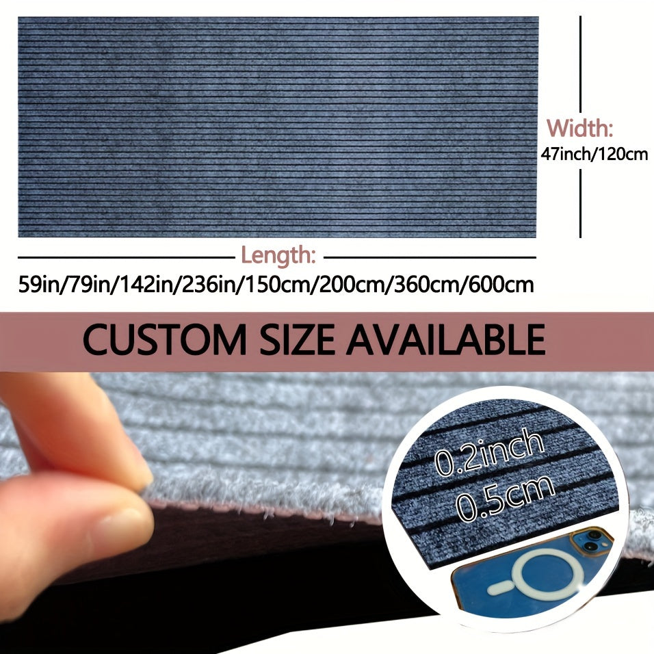 Non-Slip Waterproof Runner Rug for Indoor Outdoor High Traffic Hallways Decks