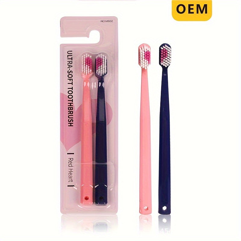 Мягкая взрослая зубная щетка полного размера из микрофибры для ежедневного использования и путешествий
