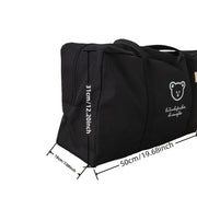 Maternity Bag Organizer with Large Capacity for Clothes and Blankets Khaki Black Durable Tote
