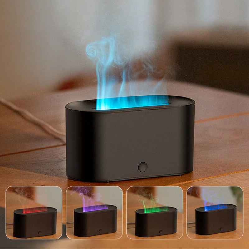 Difusor de aceites esenciales con alimentación USB y luz nocturna, apagado automático, 1L