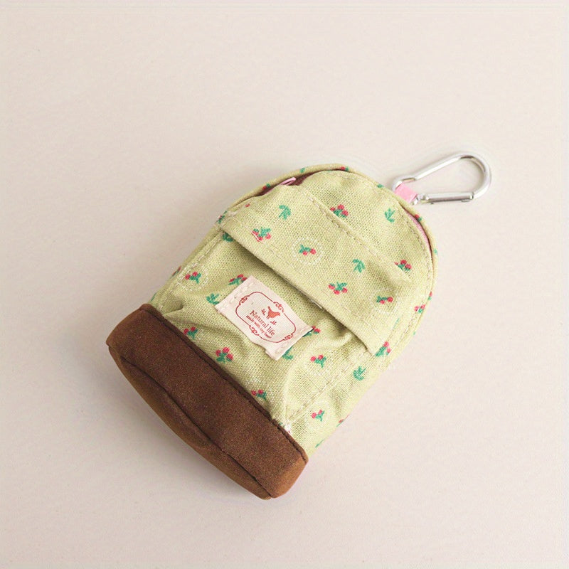 Mini Backpack Key Chain Wallet Small Purse for Keys and Coins