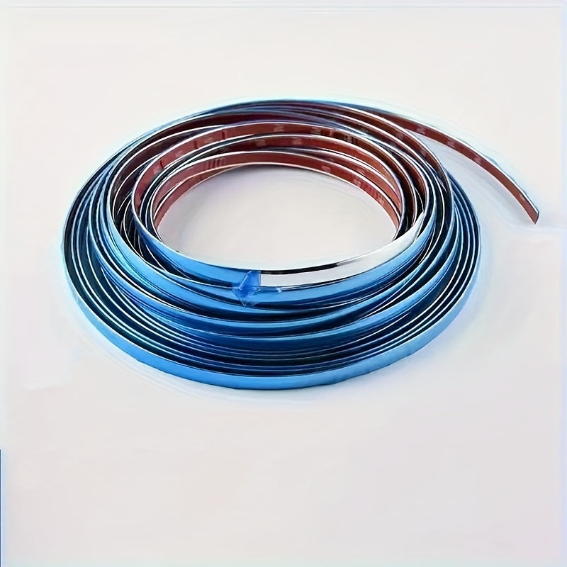 Protector de parachoques, puertas y ventanas de cromo plateado para coche, de 3m/118in