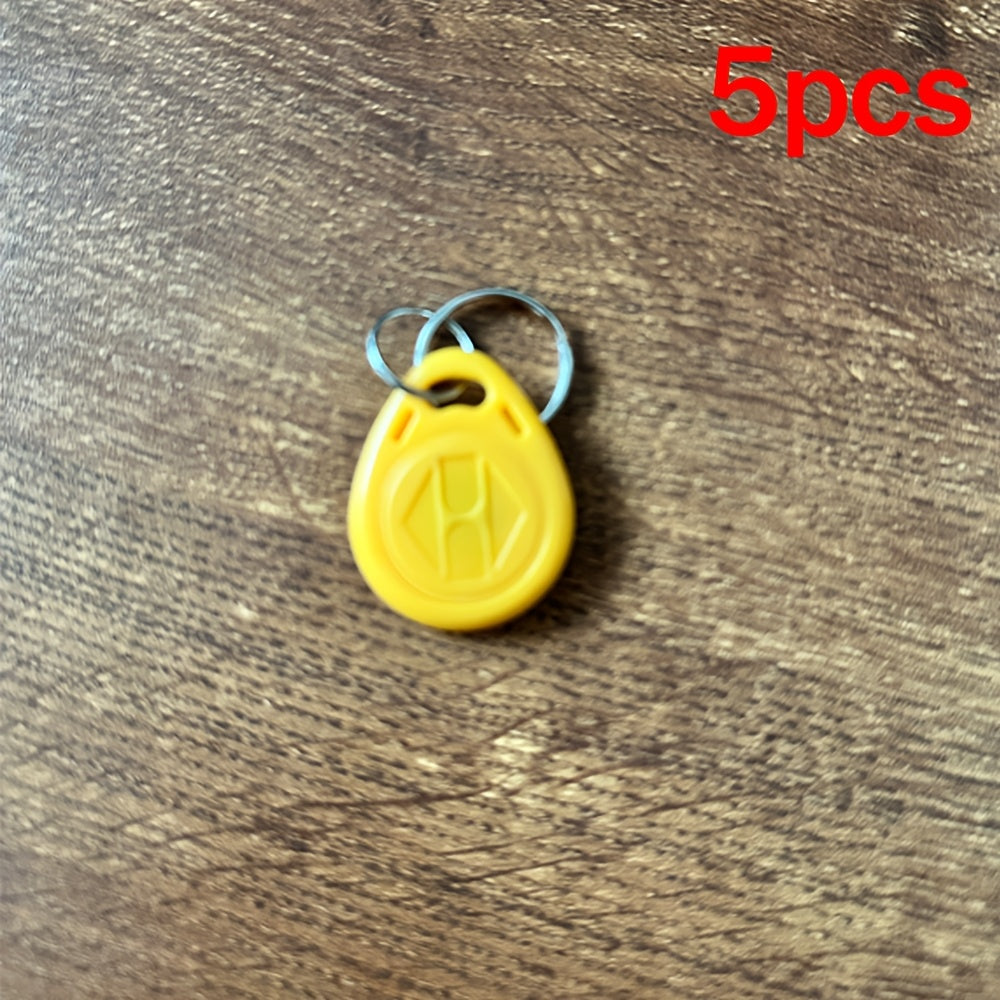 5 RFID Keyfobs 125KHz Read-Only Access Control for Office Security
