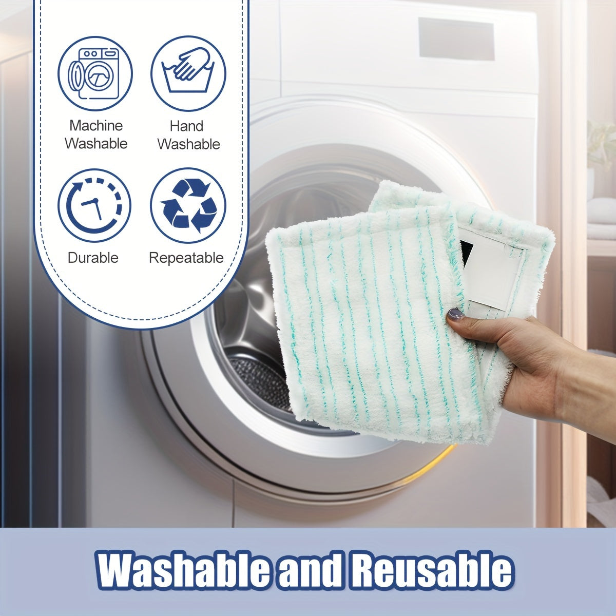 1/2/4 ta almashtirish padlari to'plami, Leifheit Clean Twist M mopi bilan mos keladi. Oshxona va hammom polini tozalash uchun oson tozalanadigan, chuqur yuviladigan va qayta ishlatiladigan mop matosi. Chang tozalash aksessuarlari.