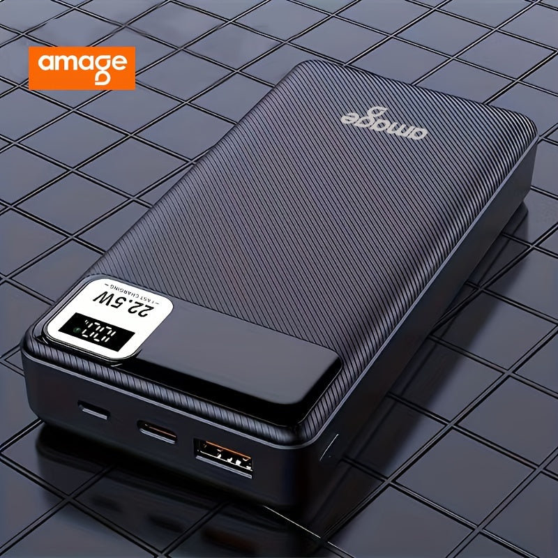 20000mAh Power Bank 22.5W Portable Battery Charger with USB Dual Use