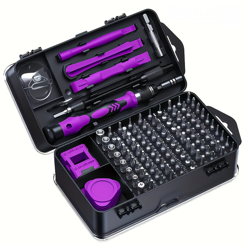 115-in-1 Magnetic Screwdriver Set with High Hardness and Special-Shaped Bits