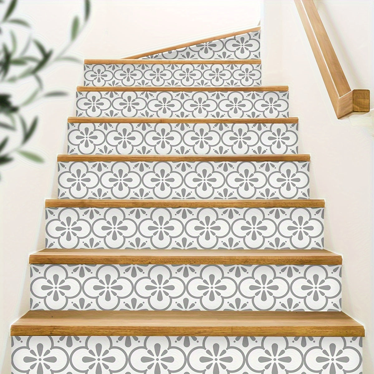 Geometric Minimalist Stair Decals Self-Adhesive PVC Home Decor