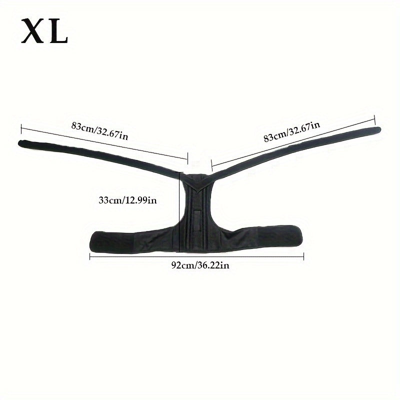 Unisex Adjustable Breathable Posture Corrector Belt for Back and Shoulder Support