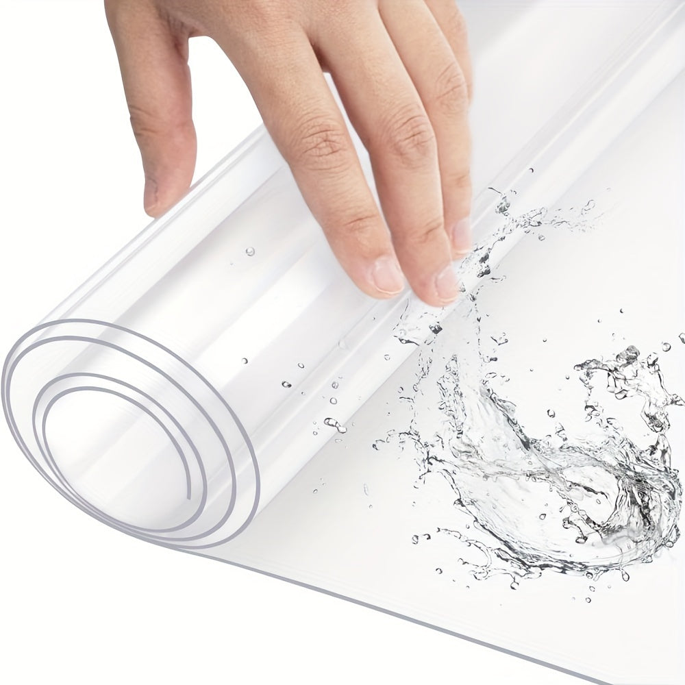 Transparent Thick Tablecloth for Home Hotel Restaurant Heat-Resistant Scratch-Resistant