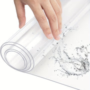 Transparent Thick Tablecloth for Home Hotel Restaurant Heat-Resistant Scratch-Resistant