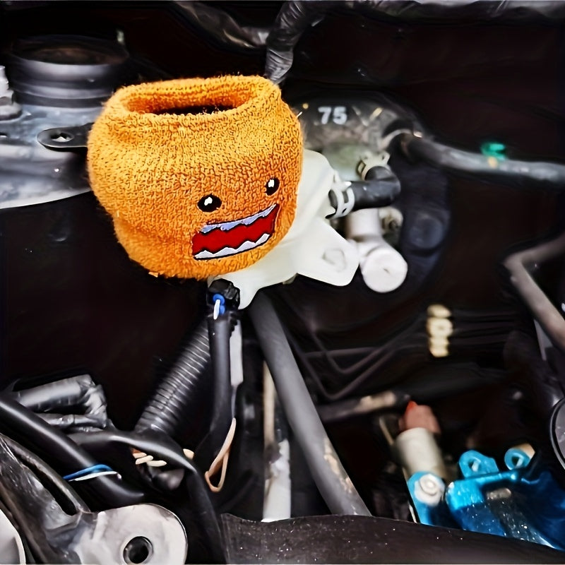 Universal Nylon Car Handbrake and Clutch Fluid Reservoir Cover Durable Easy Install