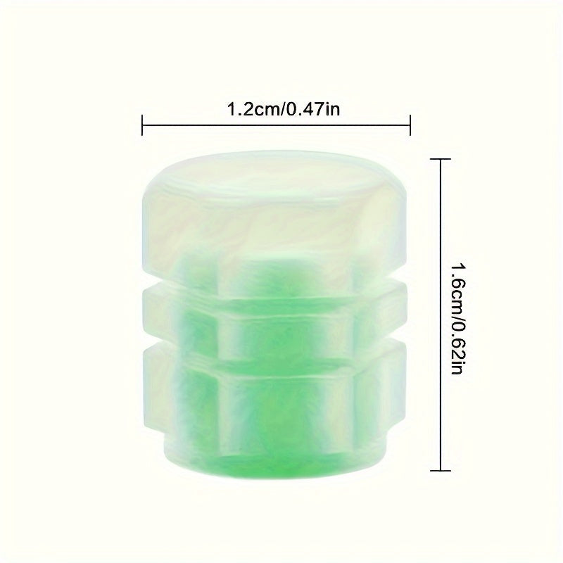 Car Bicycle Motorcycle Fluorescent Valve Caps 4Pcs 8Pcs 12Pcs Luminous