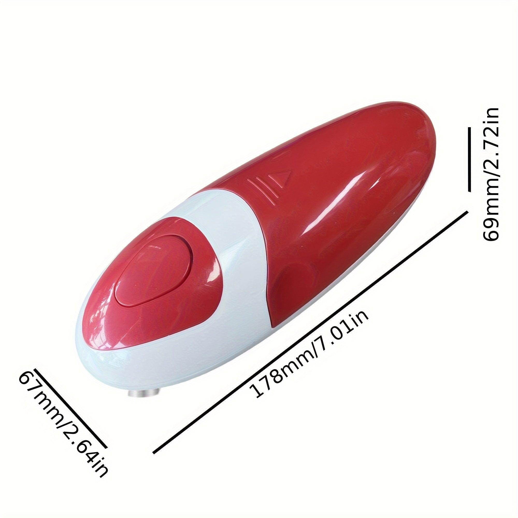 Abrelatas eléctrico para personas mayores con artritis, operado por batería, gadget de cocina con borde suave