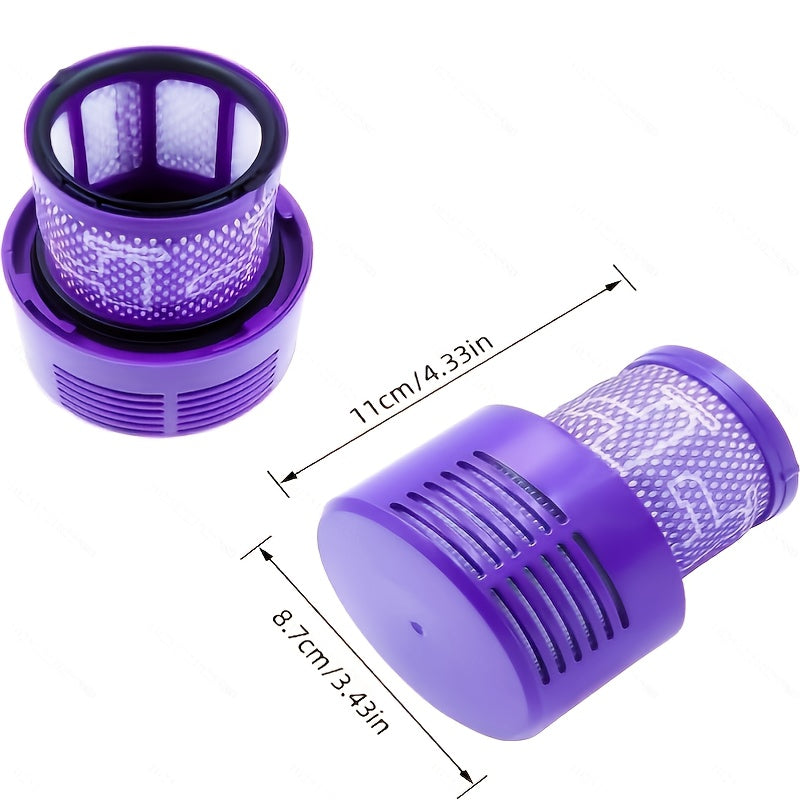 2 dona HEPA filtr almashtirish qismlari Cyclone V10 Animal, Absolute va SV12 simsiz vakuumlar bilan mos keladi, qismlar raqami 969082-01.