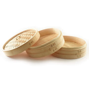 Premium ko'p qavatli bug'latgich to'plami qopqoq bilan, 3 dona - Dumplinglar, nonlar, sabzavotlar, dengiz mahsulotlari va shirinliklarni bug'latish uchun mukammal. Uyda pishirish va restoranlar uchun ideal, bug'latish qog'ozlarini o'z ichiga oladi.