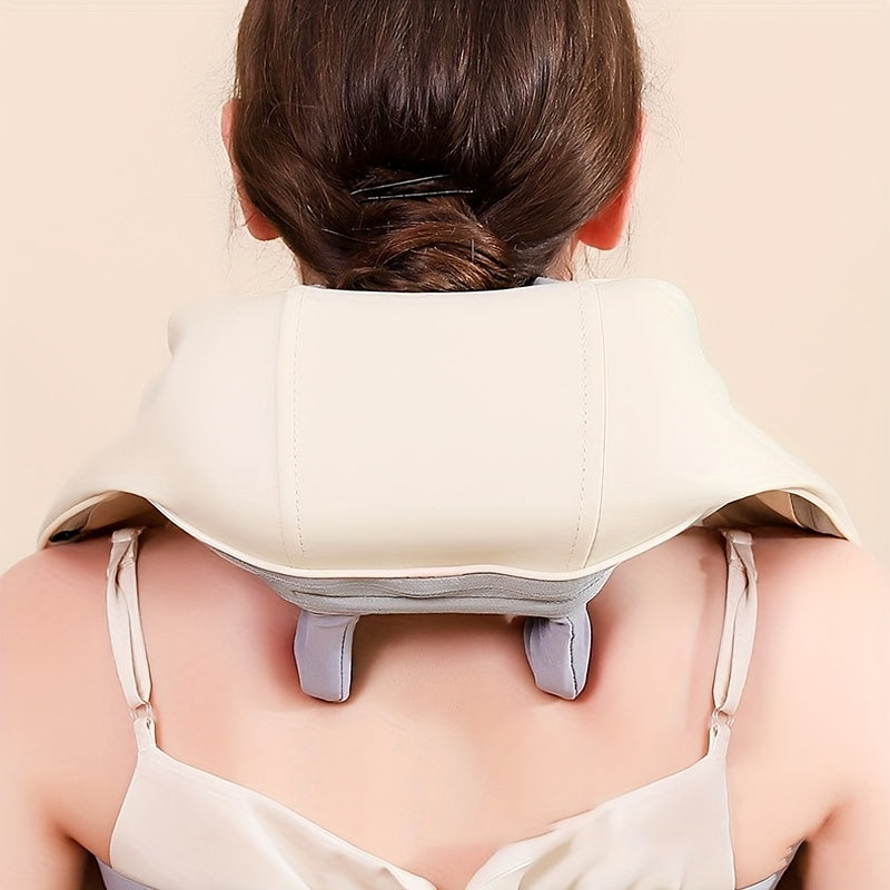 Cordless Shiatsu Deep Tissue Massager with Heat and Auto-Off for Neck and Shoulders